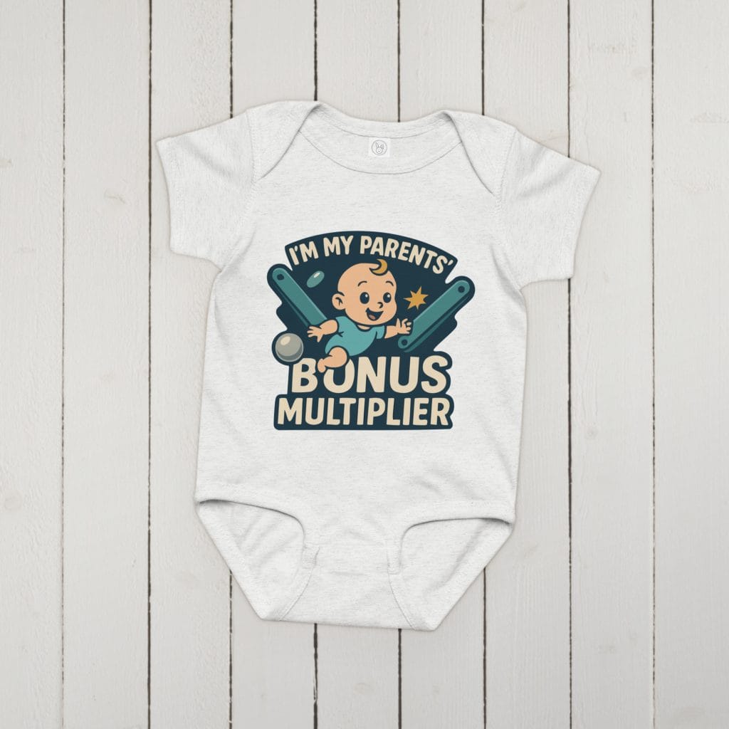 Bonus Multiplier Baby Onesie Blue