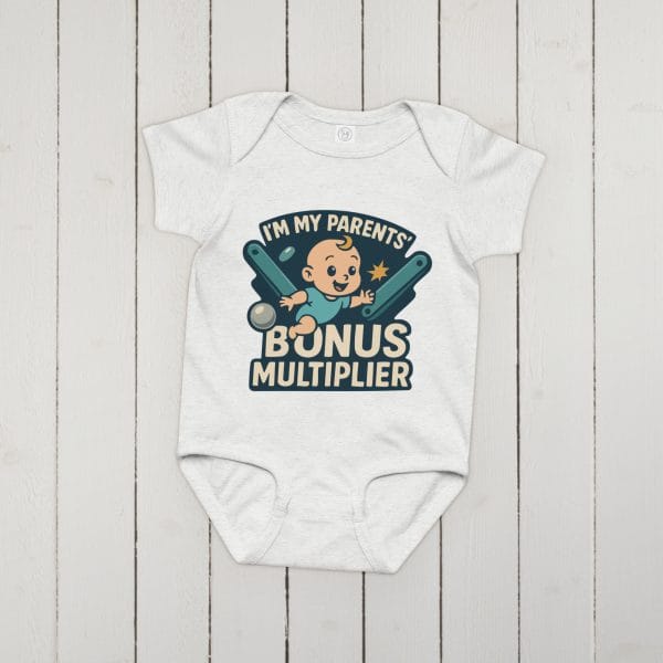 Bonus Multiplier Baby Onesie Blue